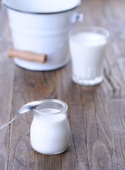Homemade yogurt.