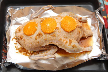 duck baked