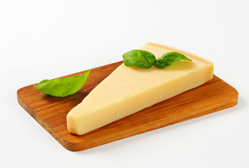 Wedge of Parmesan cheese