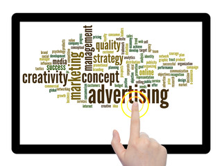 Conceptual business word cloud