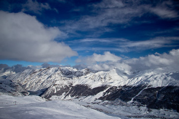 Fototapeta na wymiar winter time in Alps