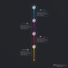 Vector infographic template