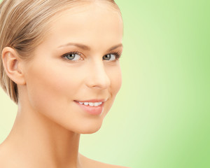 Fototapeta premium beautiful young woman face