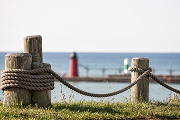 Obraz premium Rope Fence
