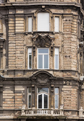 Old damaged house in Budapest
