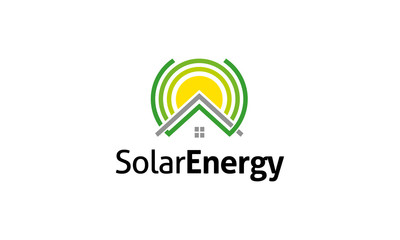 Fototapeta na wymiar Solar Energy Logo