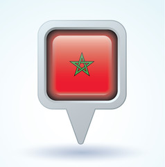 Flag of Morocco, vector illustration