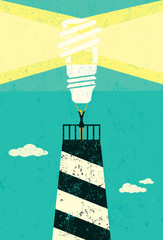 Energy conservation lighthouse
