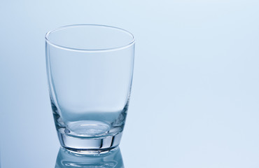 Leeres Wasserglas