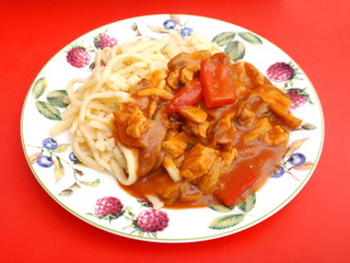 Gulasch mit Spätzle