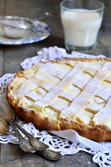 Crostata with ricotta.
