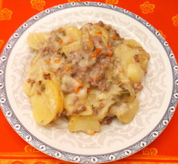 Kartoffelauflauf mit Hackfleisch
