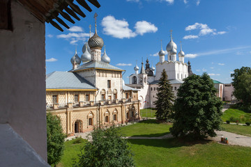Fototapeta premium Panorama of the Kremlin in city Rostov