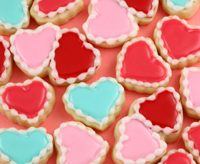 Valentine's Day Heart Cookies