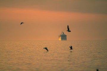 Fototapeta premium Cruise ship