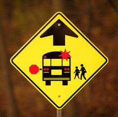School Bus Stop Sign