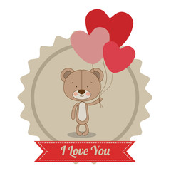 Love design over white background vector illustration