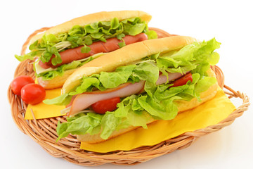 おいしそうなサンドイッチ