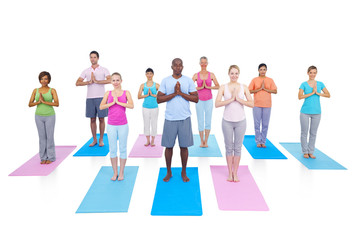 Group Healthy People Fitness Togetherness Exercise Concept