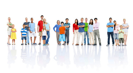 Large Group People Diverse Ethnic Togetherness Concept