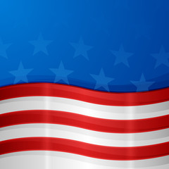 USA Flag Background