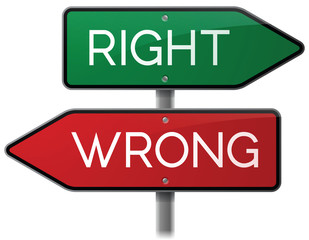 Right or Wrong Sign