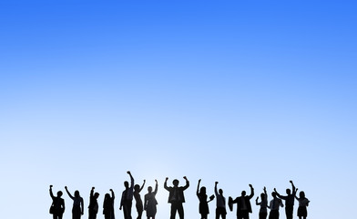 Naklejka premium Business Collaboration Colleague Occupation Partnership Teamwork