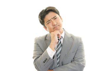 苦悩するビジネスマン