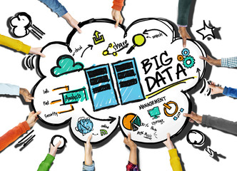 Diversity People Big Data Working Teamwork Share Concept