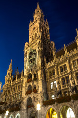 Fototapeta na wymiar New town hall in Munich, Germany