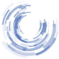 Abstract Blue Circle Design 4