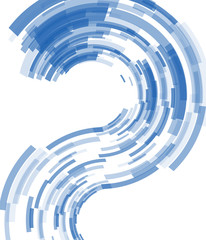 Abstract Blue Circle Design 5