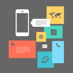 Modern flat icons vector collection