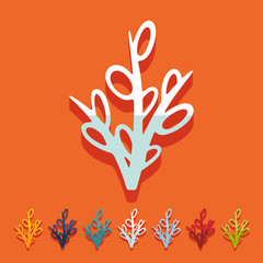 Flat design: willow