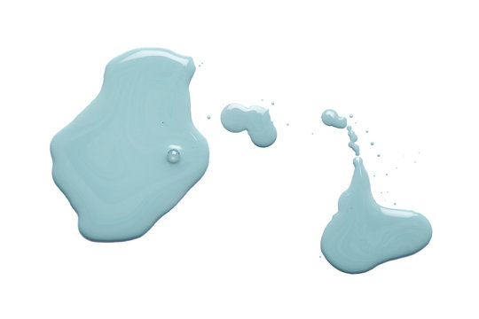 The puddle of a paint spill