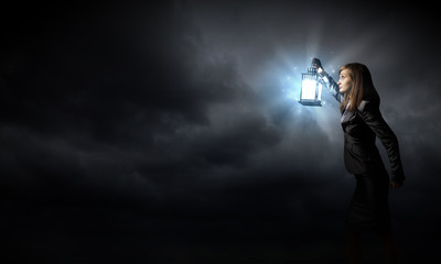 Lost woman