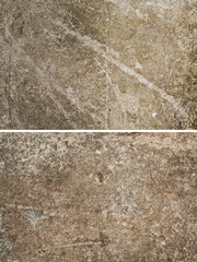 Concrete wall texture background set