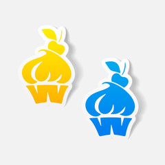 realistic design element: cake