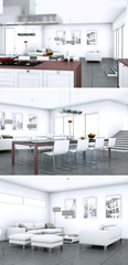 mooderne Wohnung Interieur Design