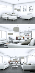 mooderne Wohnung Interieur Design
