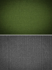 Fototapeta premium fabric texture background, set