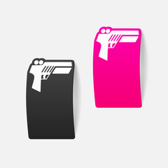 realistic design element: gun game