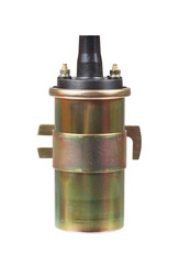 ignition coil car. Isolated on white background