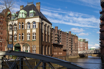 Obraz premium Speicherstadt, Hamburg, Germany