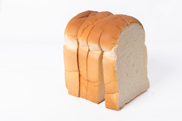 bread on white background