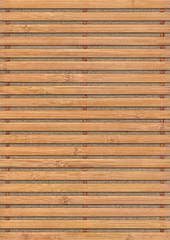 Bamboo Place Mat Grunge Texture On Linen Canvas