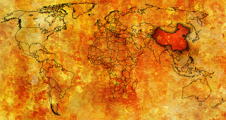 china territory on world map