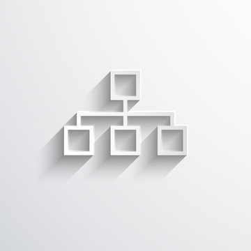 Vector network web icon