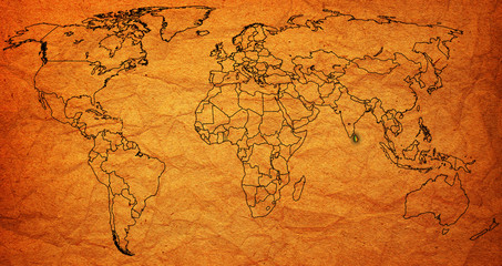 sri lanka territory on world map