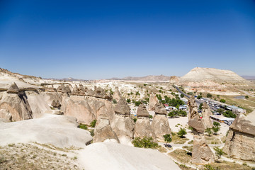 Cappadocia. Top view of the picturesque Pashabag Valley